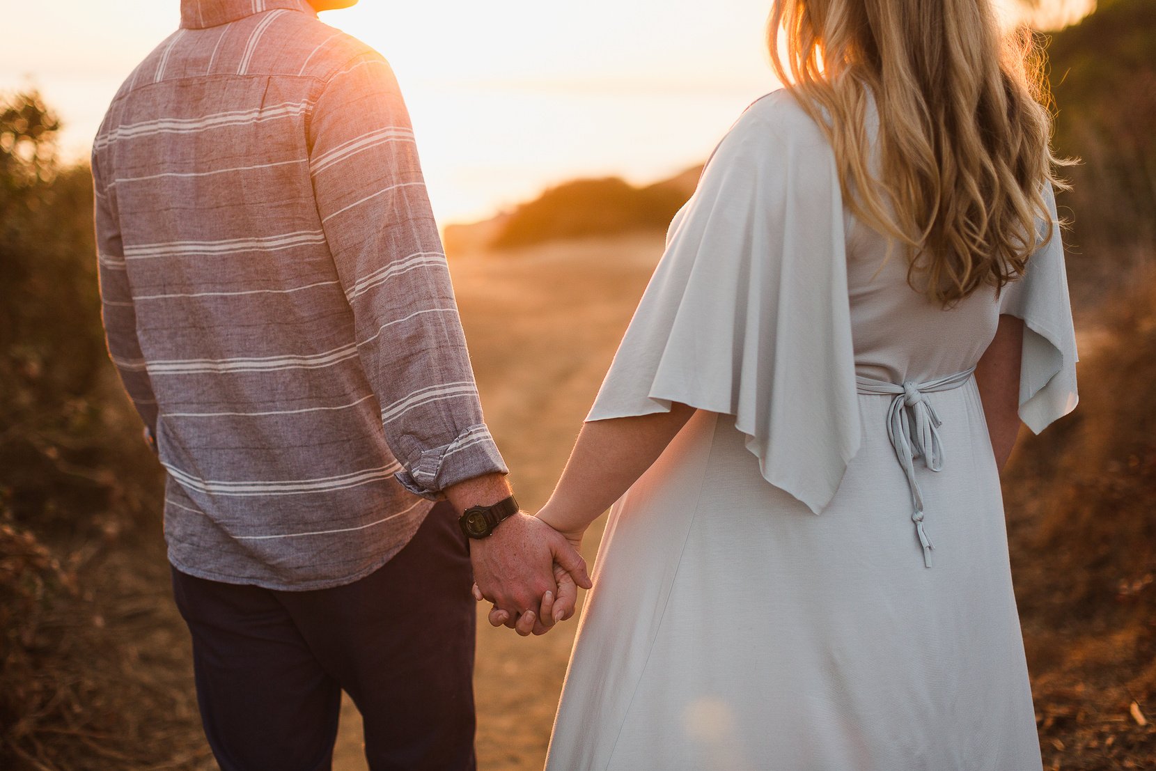 Young Couple Holding Hands